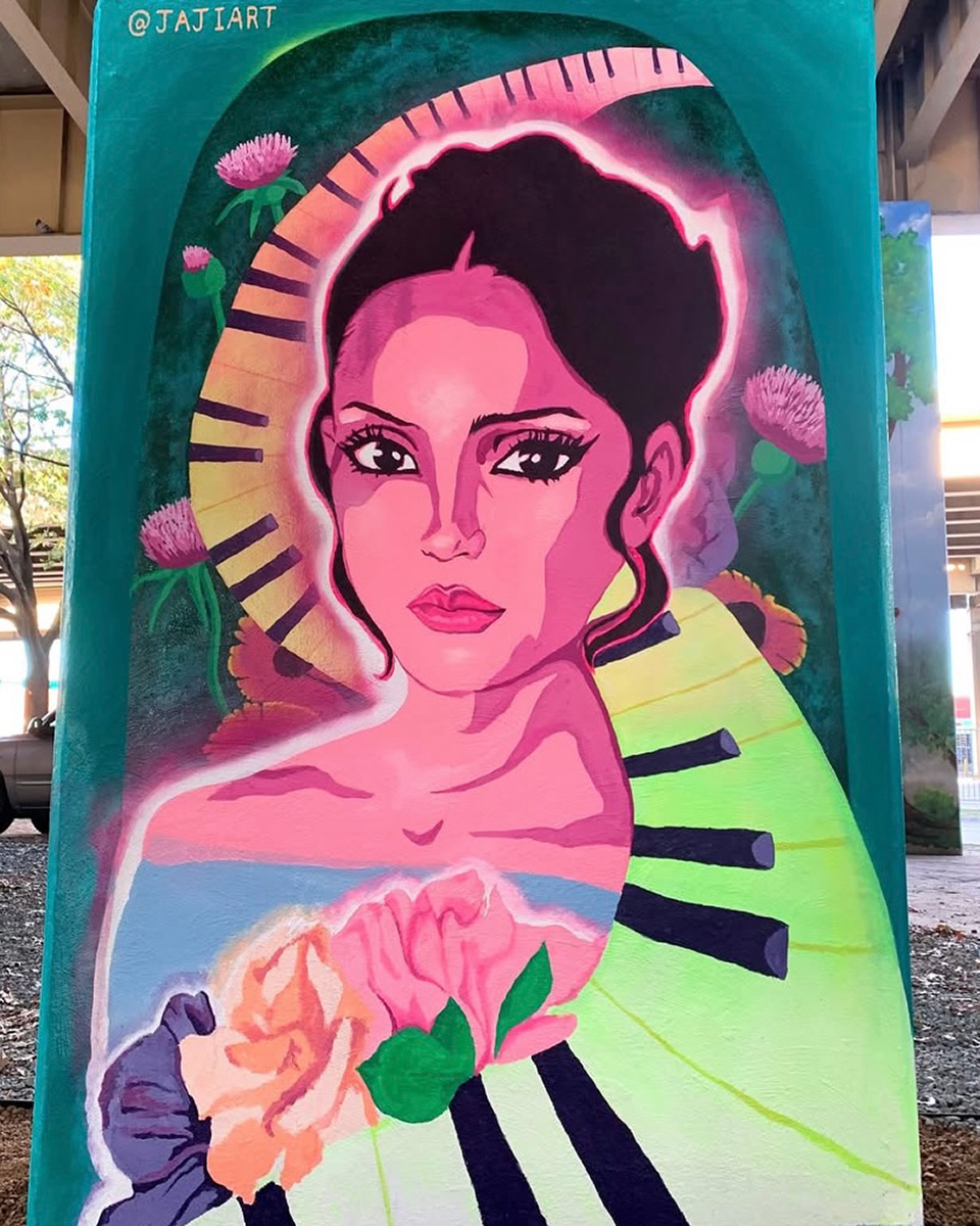 JAJiART mural, Deep Ellum