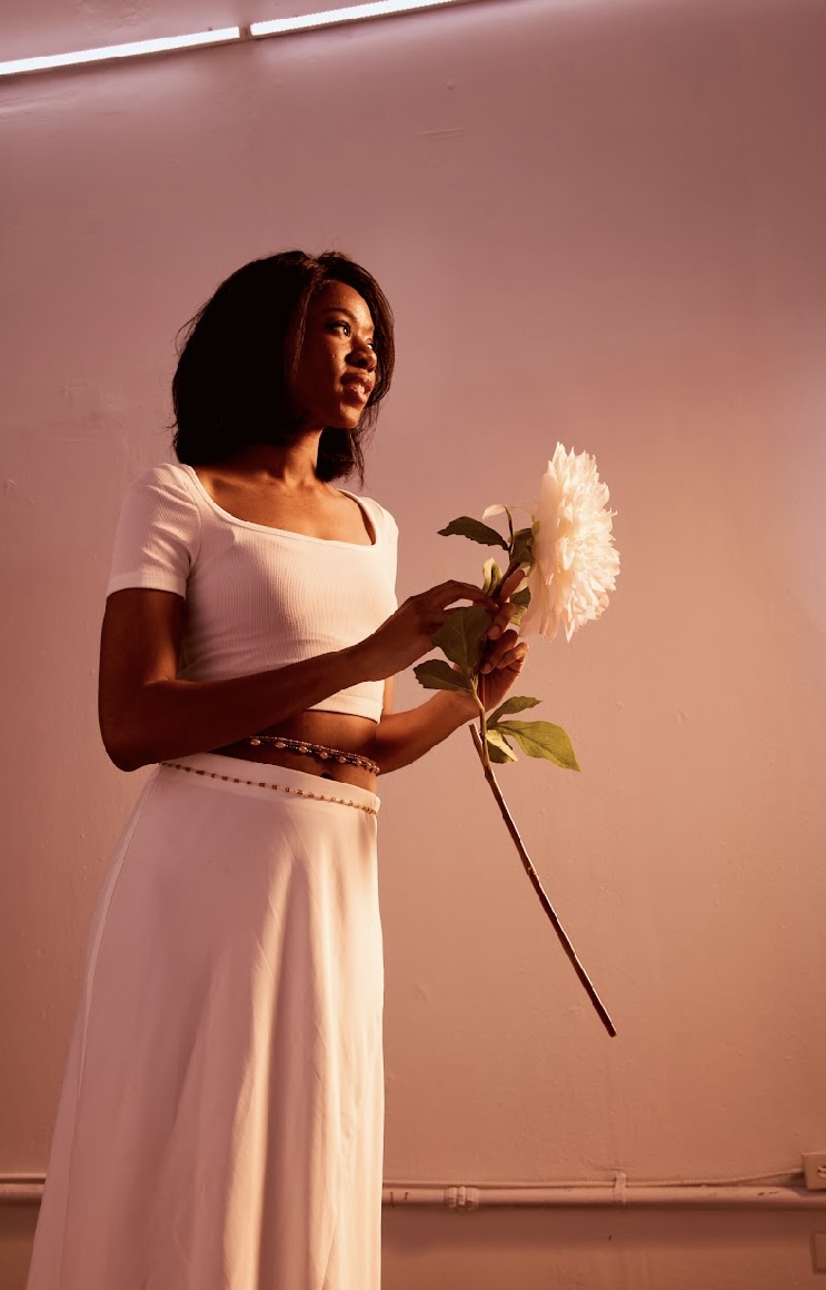 Bukola Jaji in the studio