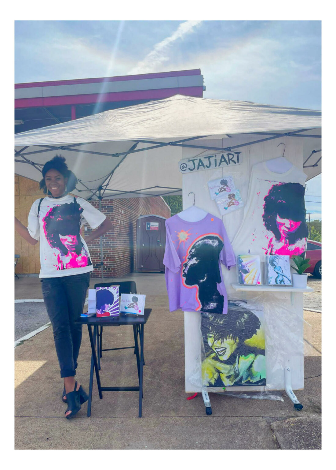JAJiART booth at Ubuntu Market